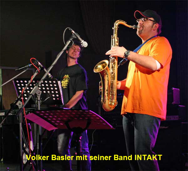 Volker Basler am Saxophon